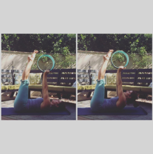 Strong Core with Double Straight Leg Reach and Yoga Wheel