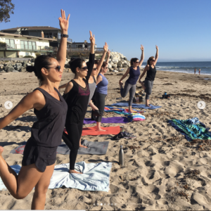 Beach Yoga for Private Group